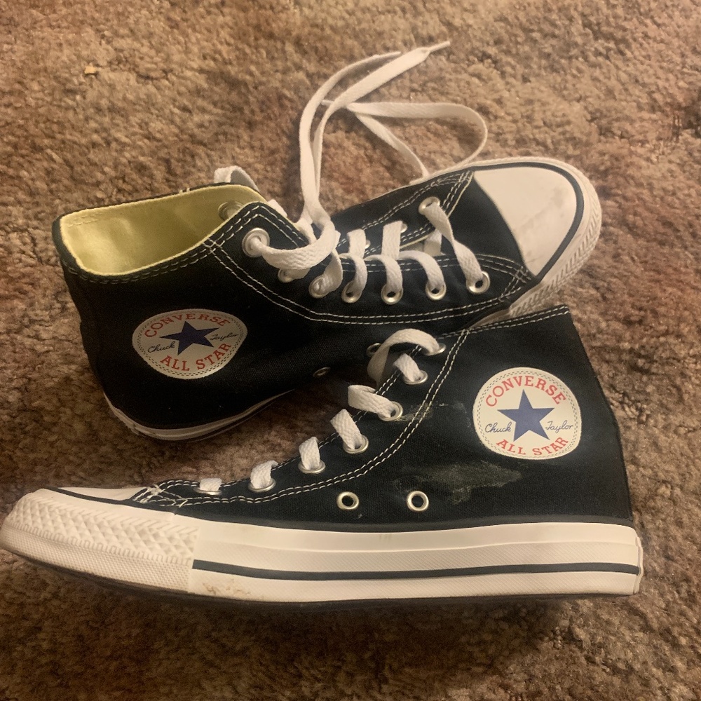 Black High Top Converse